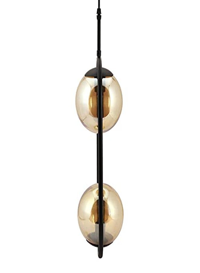 SINOMAN مصباح معلق دائري من سينومان، تصميم عصري، مصباح مطبخ ثنائي الإضاءة، 40 واط، أسود (المصباح غير متضمن، معدني) - Image 3